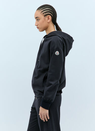 Moncler Wool-Blend Zip-Up Sweatshirt Blue mon0257034