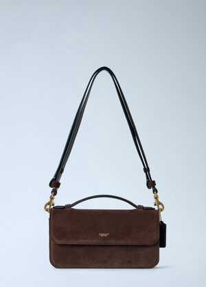Coach New York Elora Top Handle Crossbody Bag Brown coa0266032