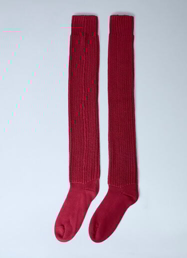 Moncler x Rick Owens Hiking Socks Red mcs0363022