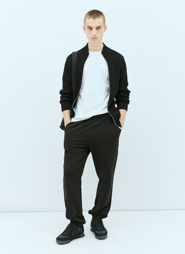 Moncler 徽标刺绣运动裤  黑色 mon0155040