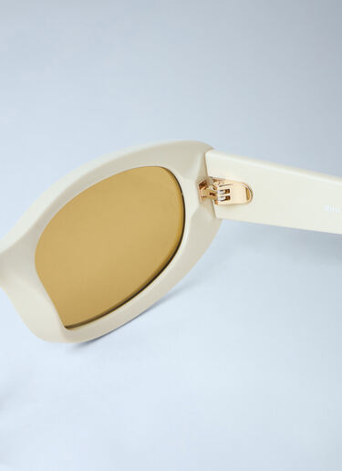 LN-CC® - Miu Miu: C02S Sunglasses - Cream Miu Miu C02S Sunglasses Cream lmu0266006