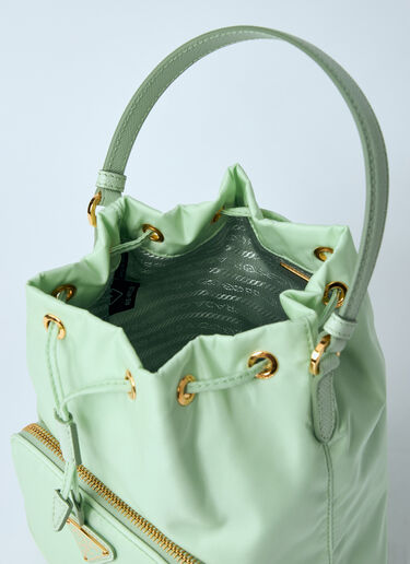 Prada Re-Nylon Bucket Bag Green pra0260039