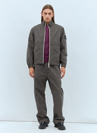 Ribbed Sides Sweatshirt Stone Island Ribbed Sides Sweatshirt Purple sto0158047