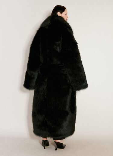 Entire Studios Vast Fur Coat Black ent0256010