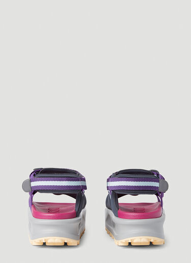 Gucci Colour Block Flatform Sandals Purple guc0251276