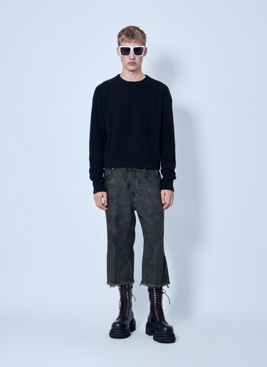 Rick Owens Tower Round Neck Top Black ric0165068