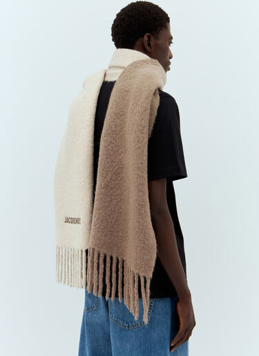 Jacquemus L'Echarpe Moisson 围巾 米色 jac0358002