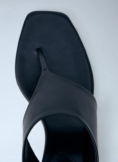 Marlow Thong Sandals Khaite Marlow Thong Sandals Black kha0264017