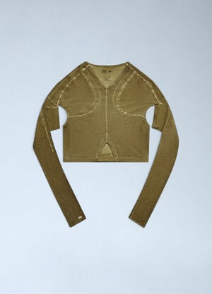 KNWLS NIKE Ghost Knit Top Green nik0262008