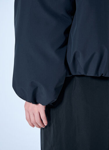 LN-CC® - Jil Sander: Down Jacket With Collar - Black Jil Sander Down Jacket With Collar Black jil0265001