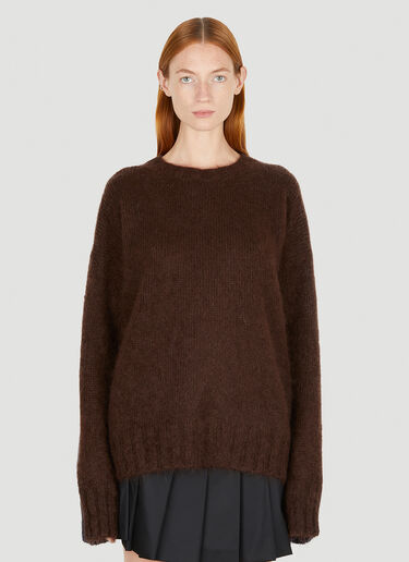 Plan C Colour Block Sweater Brown plc0250017