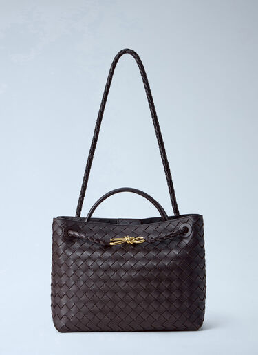 Bottega Veneta ミディアム  アンディアーモ  ハンドバッグ ブラウン bov0254060