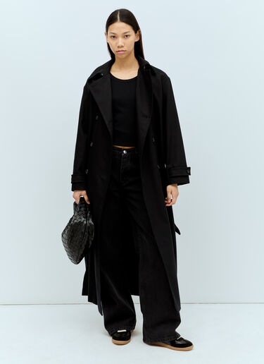 A.P.C. Louise Trench Coat Black apc0255001