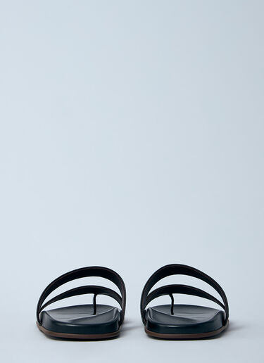 The Row Hugh Sandals Black row0260024