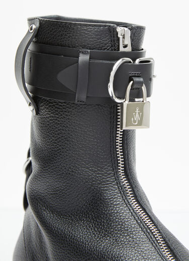 JW Anderson Padlock Ankle Boots Black jwa0154015