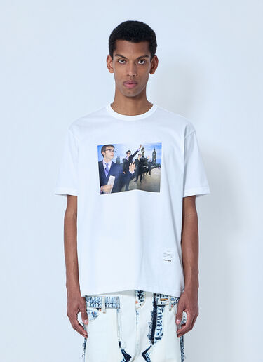 Junya Watanabe Graphic Print T-Shirt White jwn0164006