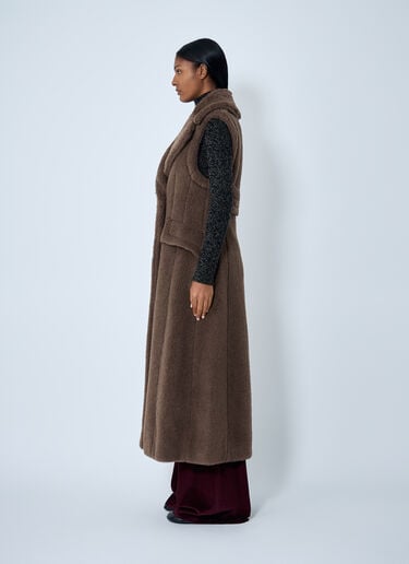 Double-Breasted Gilet Max Mara Double-Breasted Gilet Brown max0262064