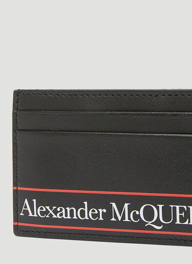 Alexander McQueen Logo Card Holder Black amq0144023