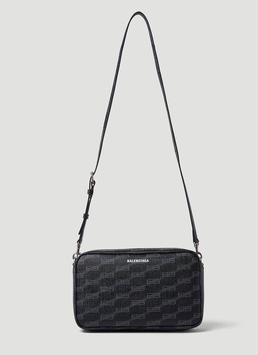 Balenciaga Signature Camera Crossbody Bag in Black LN CC