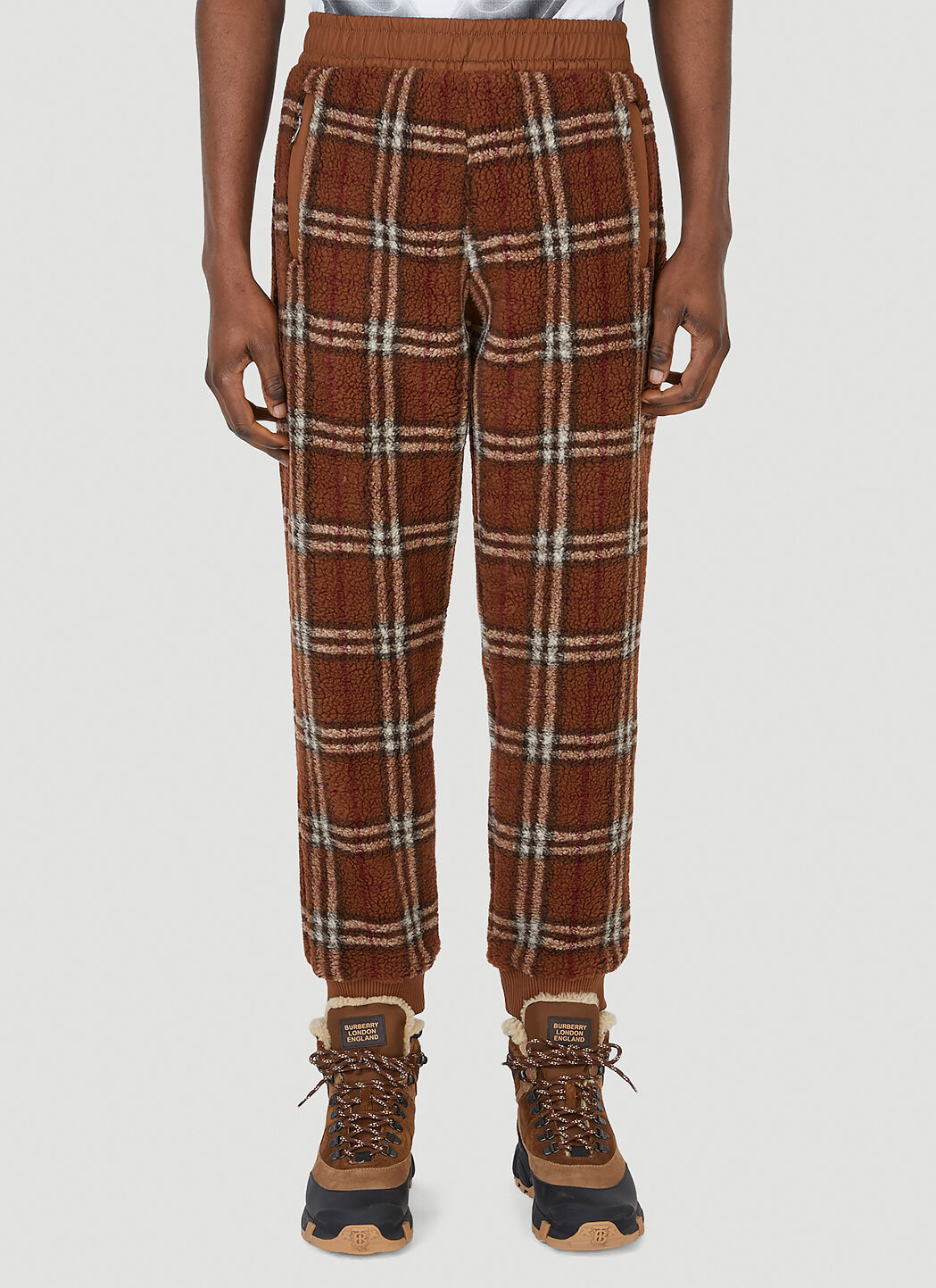 Vintage Check Track Pants