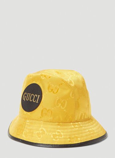 Gucci Eco-Nylon Bucke Hat Yellow guc0141136