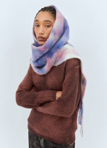 Acne Studios Tie-Dye Scarf Purple acn0258025