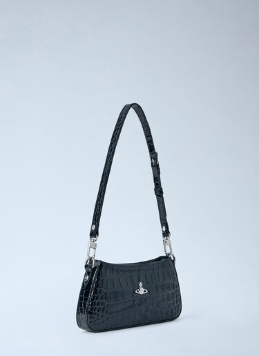 LN-CC® - Vivienne Westwood: Tasha Shoulder Phone Bag - Black Vivienne Westwood Tasha Shoulder Phone Bag Black vvw0265045