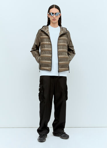 Moncler Luseney 短款羽绒服 棕色 mon0156022