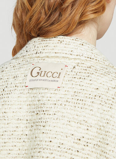 Gucci Tweed Jacket White guc0243009