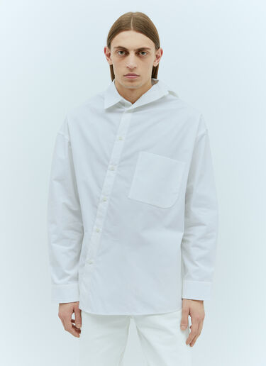 Jacquemus La Chemise Cuadro Shirt White jac0156010