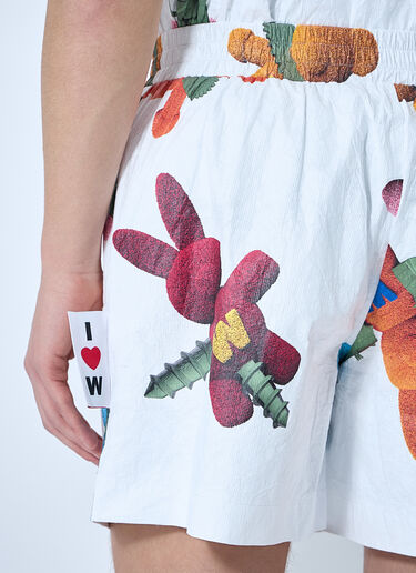 Walter Van Beirendonck Star Shorts White wlt0160003