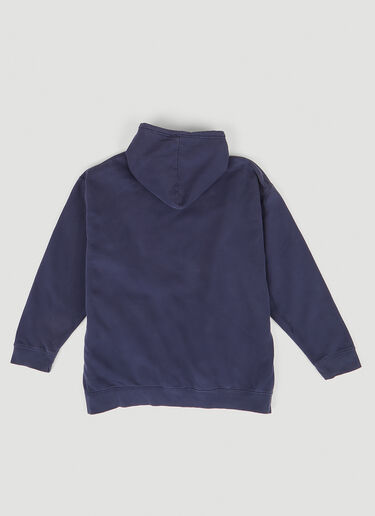 DRx FARMAxY FOR LN-CC Graphic Print Hooded Sweatshirt Blue drx0349027