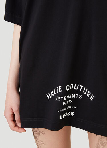 Vetements Maison De Couture Tシャツ ブラック vet0241026
