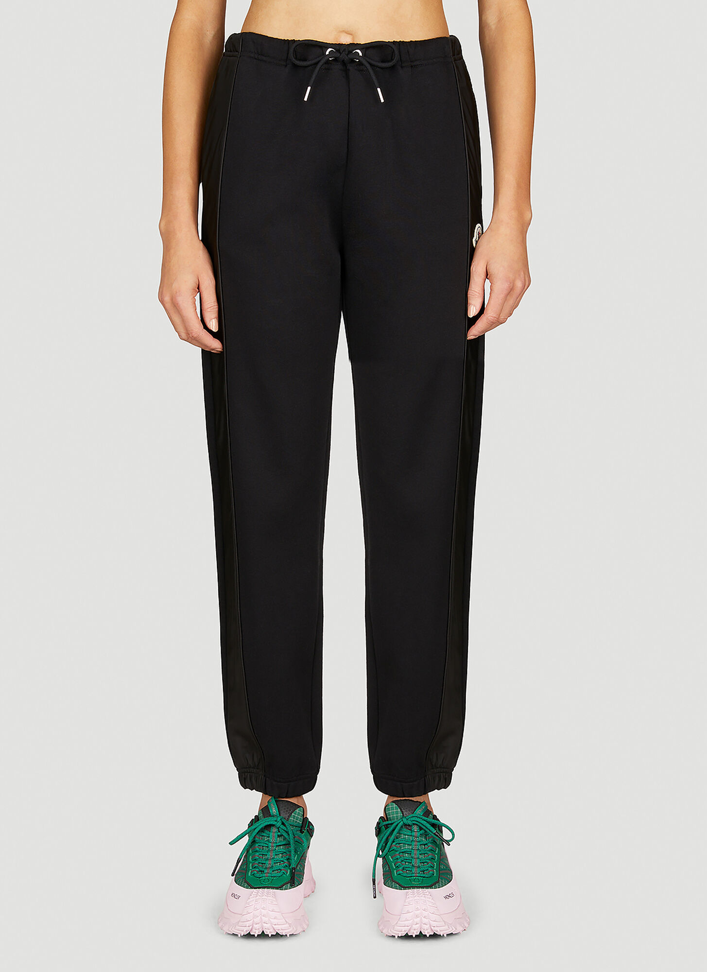 MONCLER LOGO PATCH TRACK trousers