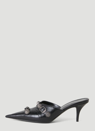 Balenciaga Cagole 中跟穆勒鞋 黑色 bal0251056