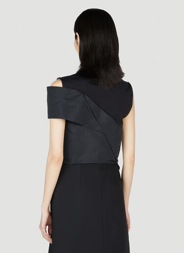 Alexander McQueen Asymmetric Top Black amq0252025