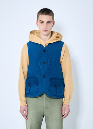Visvim Gusto Down Vest Blue vis0158031
