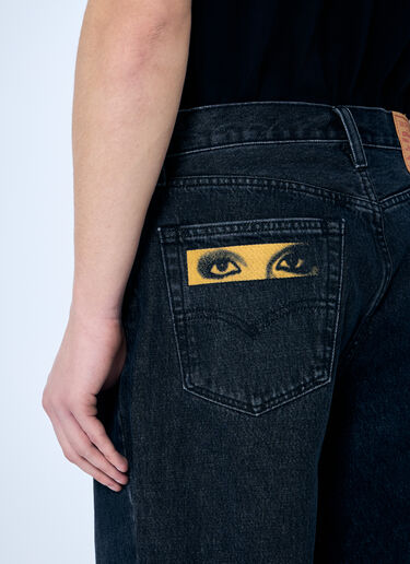 Levi's x Undercover 배기 프린트 진  블랙 leu0160007