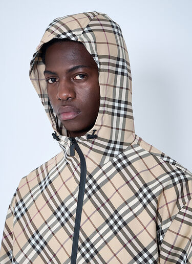 Burberry 체크 집업 후드 재킷  베이지 bur0159048