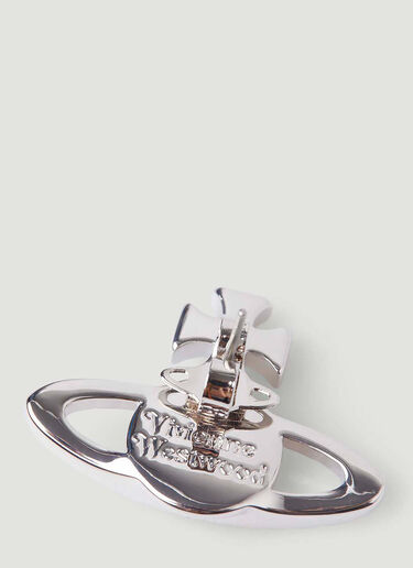 Vivienne Westwood Mayfair Bas Relief Earrings Silver vvw0246069