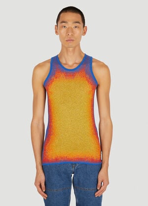 Y/Project Gradient Knit Tank Top Orange ypr0349008