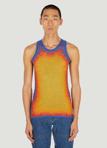 Y/Project Gradient Knit Tank Top Orange ypr0349008