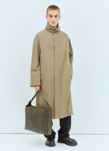 Hendrix Wool Coat The Row Hendrix Wool Coat Beige row0158001
