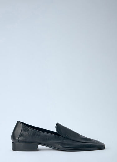LN-CC® - Dries Van Noten: Leather Loafers - Black Dries Van Noten Leather Loafers Black dvn0165030