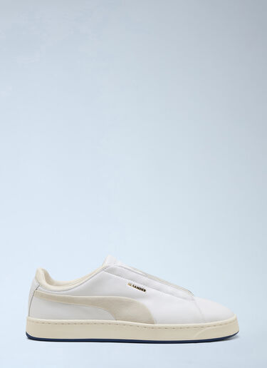 LN-CC® - Puma x Jil Sander: Suede Sneakers - White Puma x Jil Sander Suede Sneakers White pum0366014