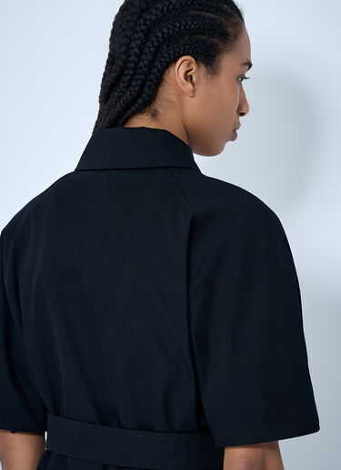 Max Mara Heavy-Duty Trench Coat Black max0260034