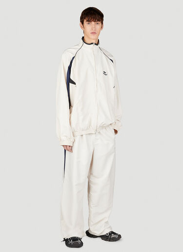Balenciaga Sports Logo Track Pants White bal0153008