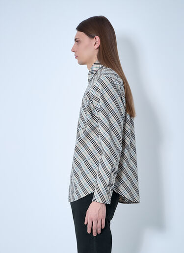 Burberry Check Shirt Brown bur0159009