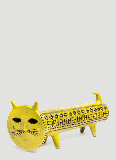 Bitossi Ceramiche Cat Ornament Yellow wps0642125