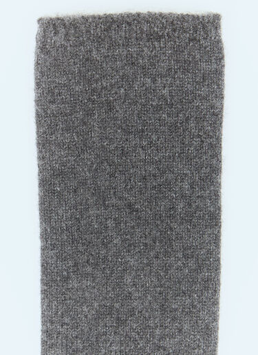 Max Mara Long Cashmere Gloves Grey max0258047